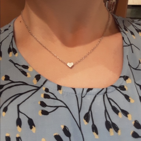 Silver heart necklace - FREE WITH PURCHASE - Picture 3 of 3